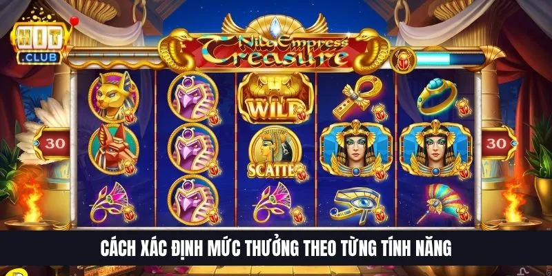 Cách xác định mức thưởng theo từng tính năng